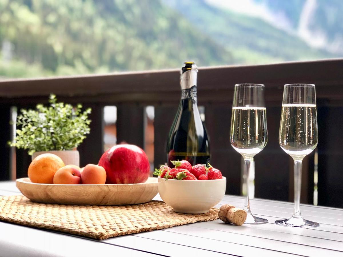 Mont Blanc 43, Vue Mont Blanc , Balcon, Parking Apartment Chamonix Exterior foto