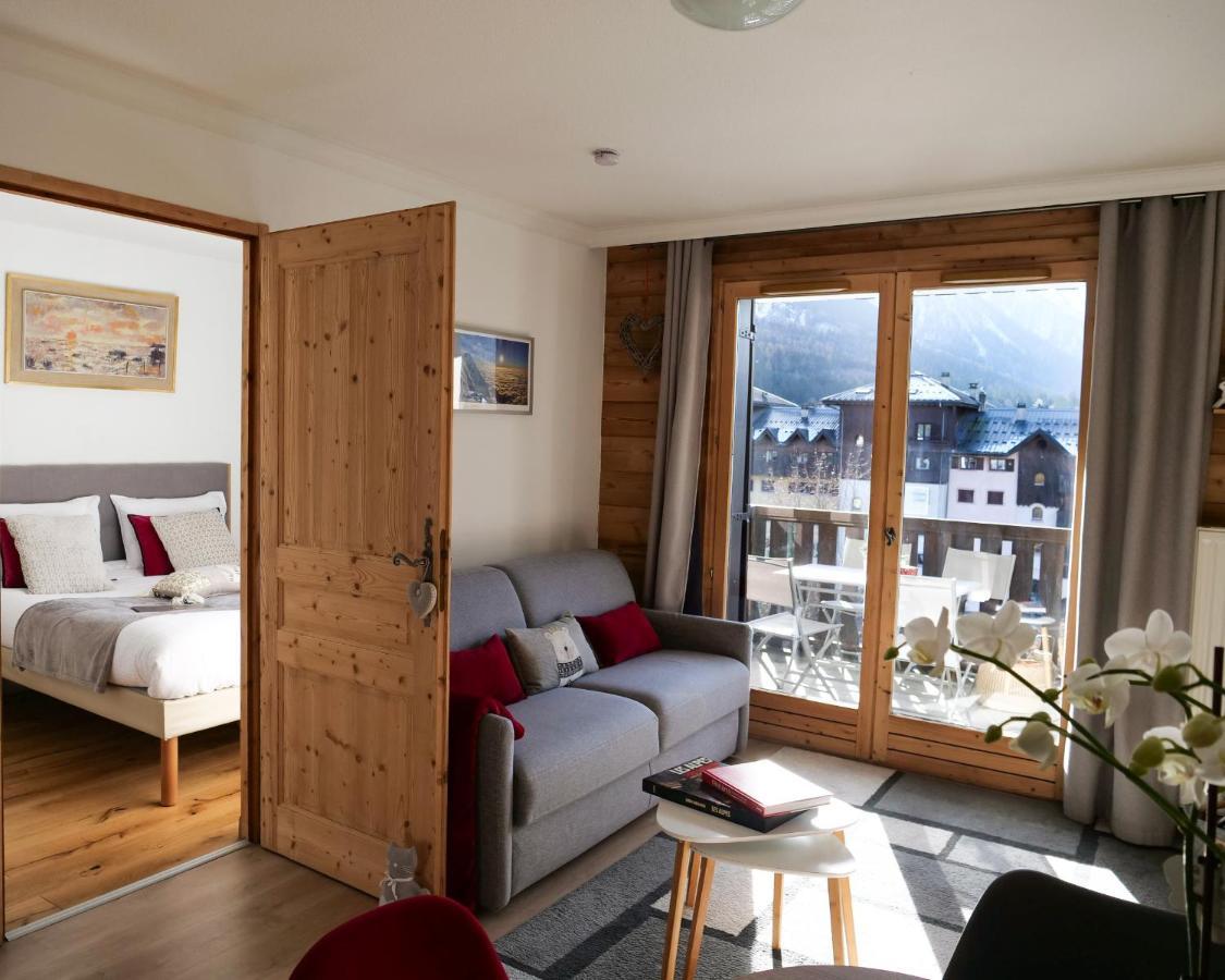 Mont Blanc 43, Vue Mont Blanc , Balcon, Parking Apartment Chamonix Exterior foto